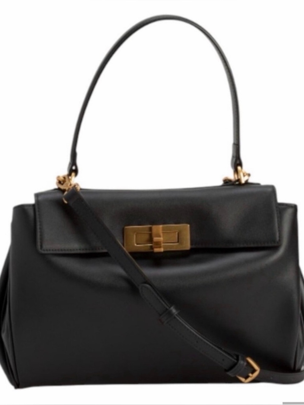 Viola Castellani Rialto Double Flap top-handle bag. NWT